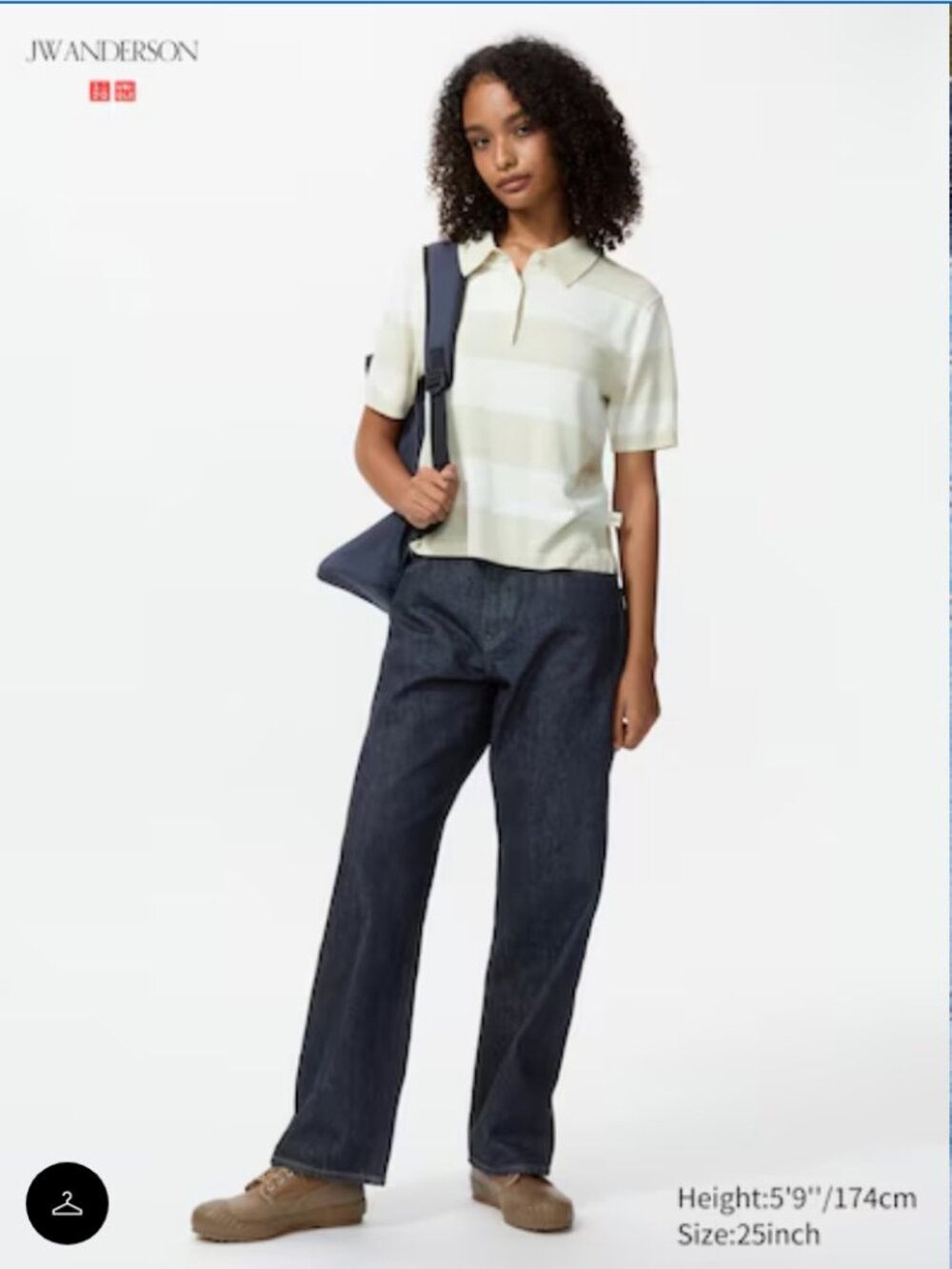 JW Anderson x Uniqlo Jeans in 69 Navy, 30 x 31